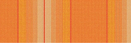 Tejido naranja a rayas Sattler 320 328