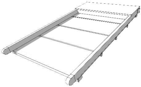Esquema de pérgola tipo A-1