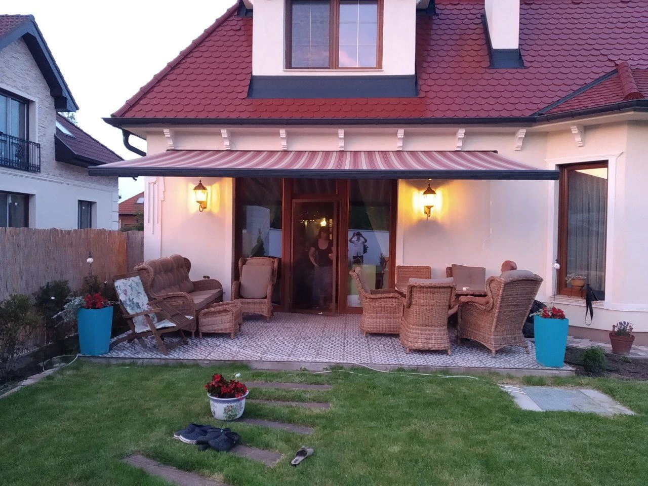 Toldo Discus en una vivienda