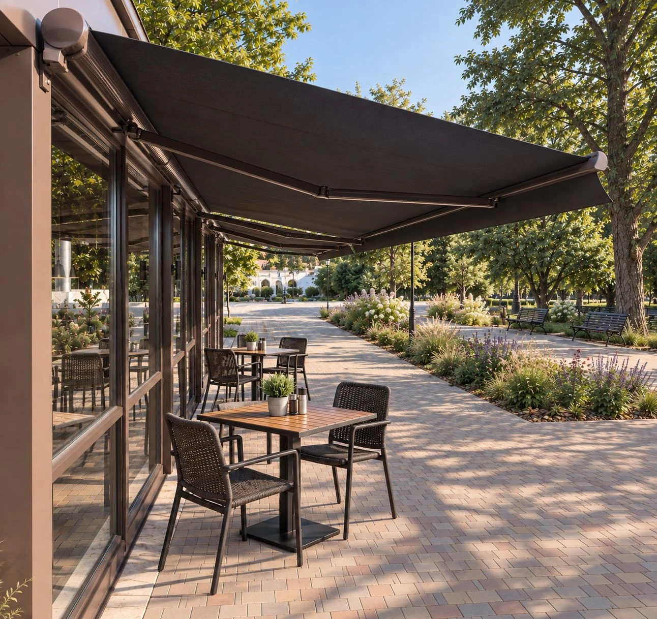 Toldo extendido